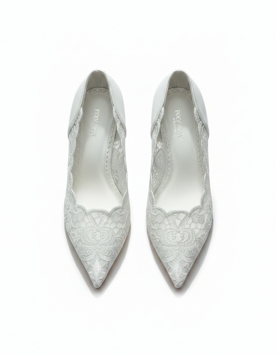 Elsa Mesh Stiletto Heels – Pointed Toe  UQ