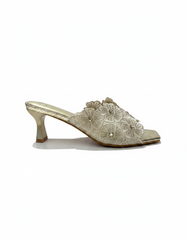 Doriane Mesh Stiletto Sandals – Open Toe  UQ