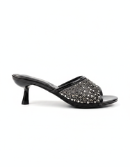 Celine Mesh Kitten Heel Sandals – Open Toe  UQ