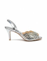 Carine Metallic Stiletto Heels – Slingback  UQ