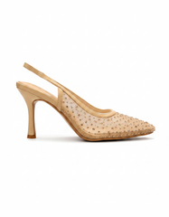 Berenice Mesh Stiletto Heels – Slingback  UQ