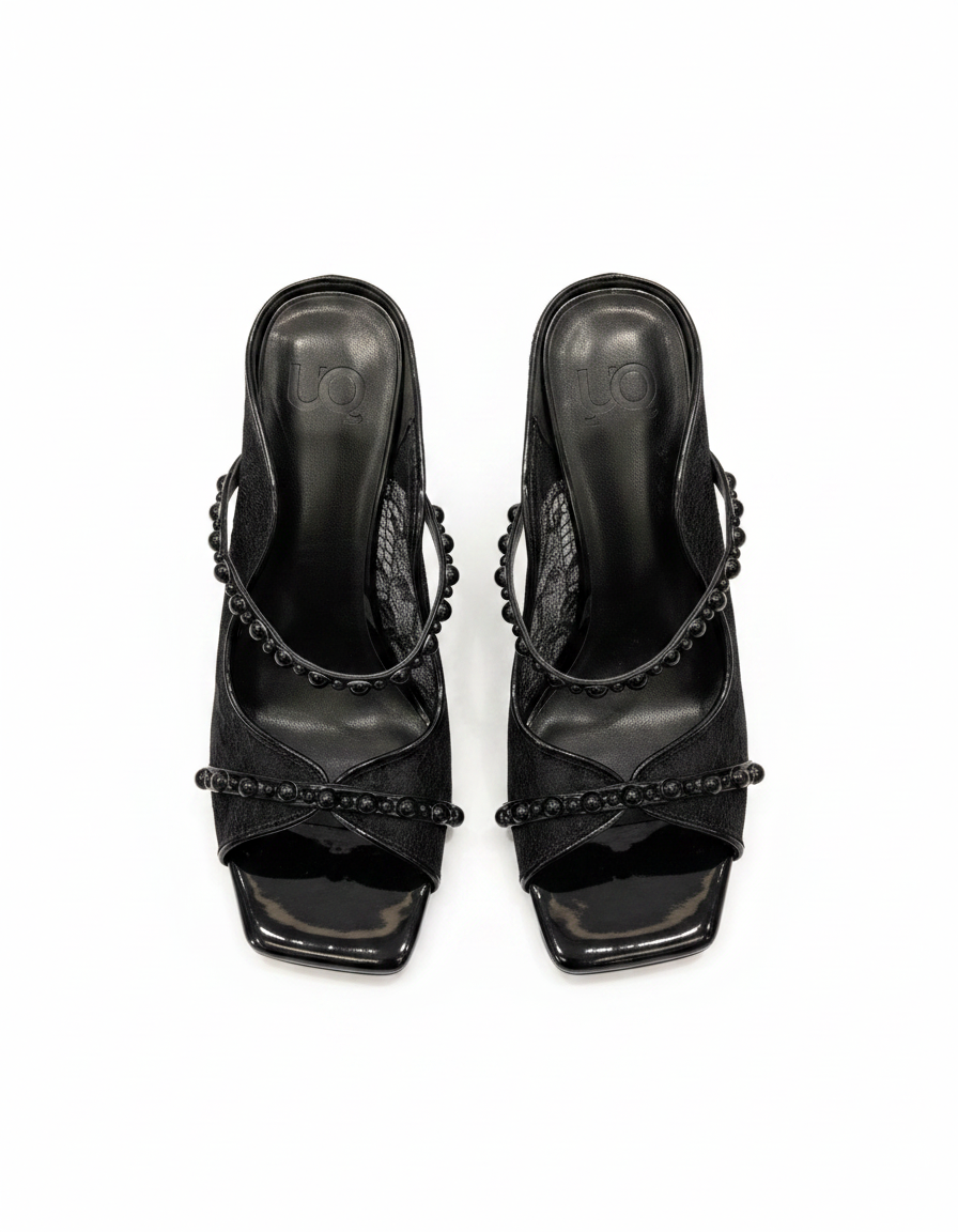 Beatrice Floral Stiletto Sandals – Vamp  UQ
