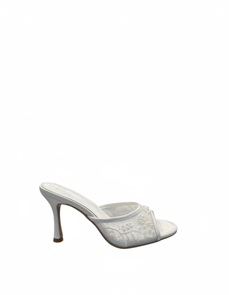 Aurore Floral Stiletto Sandals – Open Toe  UQ