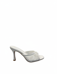 Aurore Floral Stiletto Sandals – Open Toe  UQ
