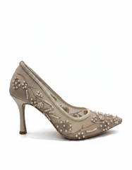 Ambre Floral Stiletto Heels – Round Toe  UQ