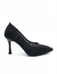Ambre Floral Stiletto Heels – Round Toe  UQ