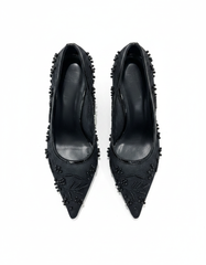 Ambre Floral Stiletto Heels – Round Toe  UQ