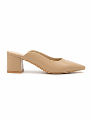 Lilou Block Heel Mules – Pointed Toe  UQ