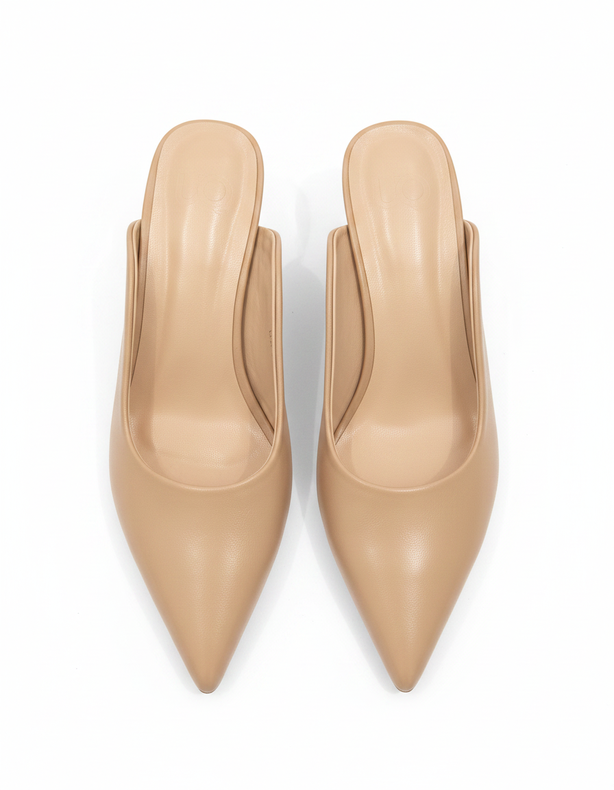 Lilou Block Heel Mules – Pointed Toe  UQ