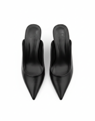Lilou Block Heel Mules – Pointed Toe  UQ