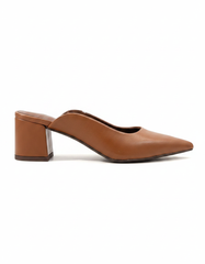 Lilou Block Heel Mules – Pointed Toe  UQ