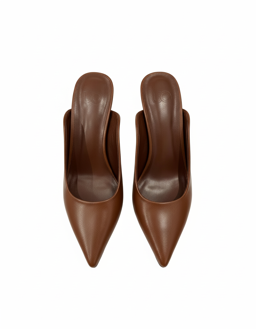 Lilou Block Heel Mules – Pointed Toe  UQ