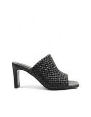 Vanille Woven Block Heel Sandals – Open Toe  UQ