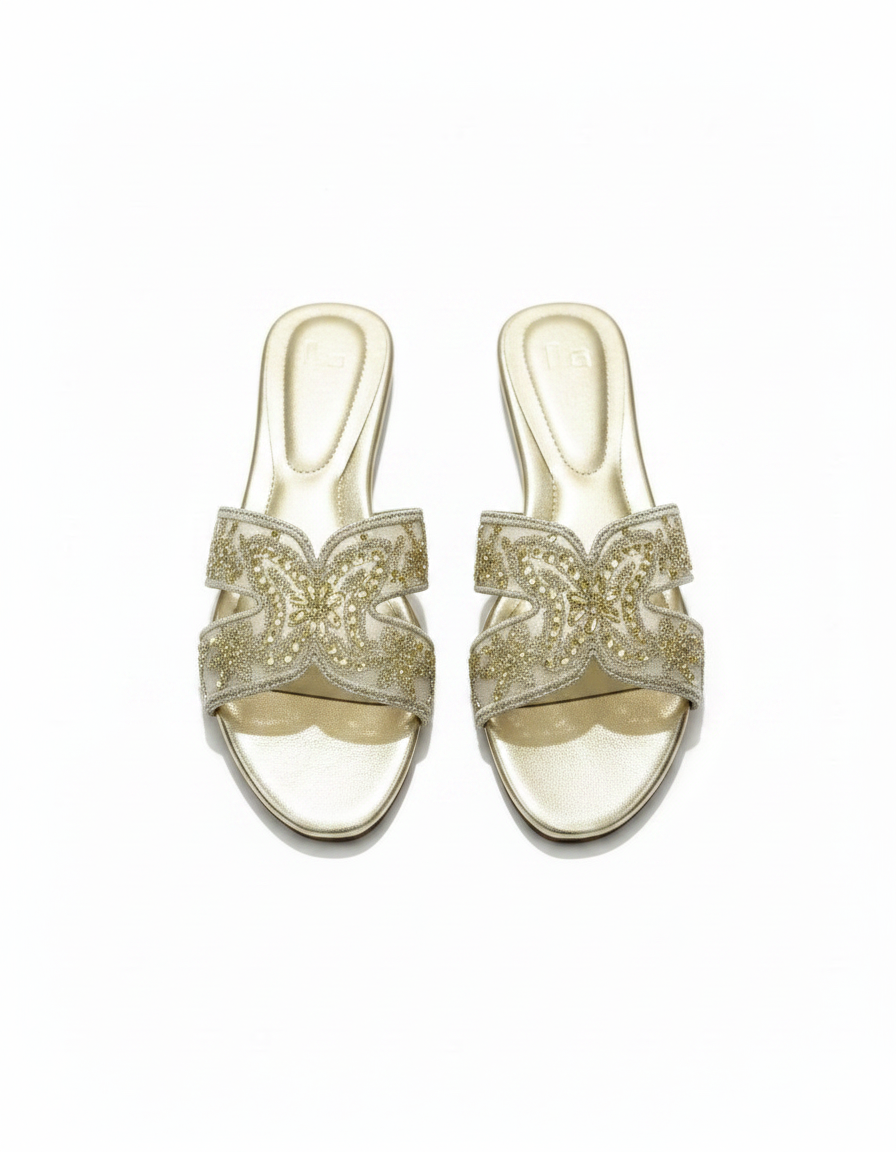 Eliane Mesh Slippers – Open Toe  UQ