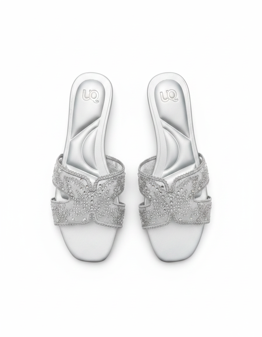 Eliane Mesh Slippers – Open Toe  UQ