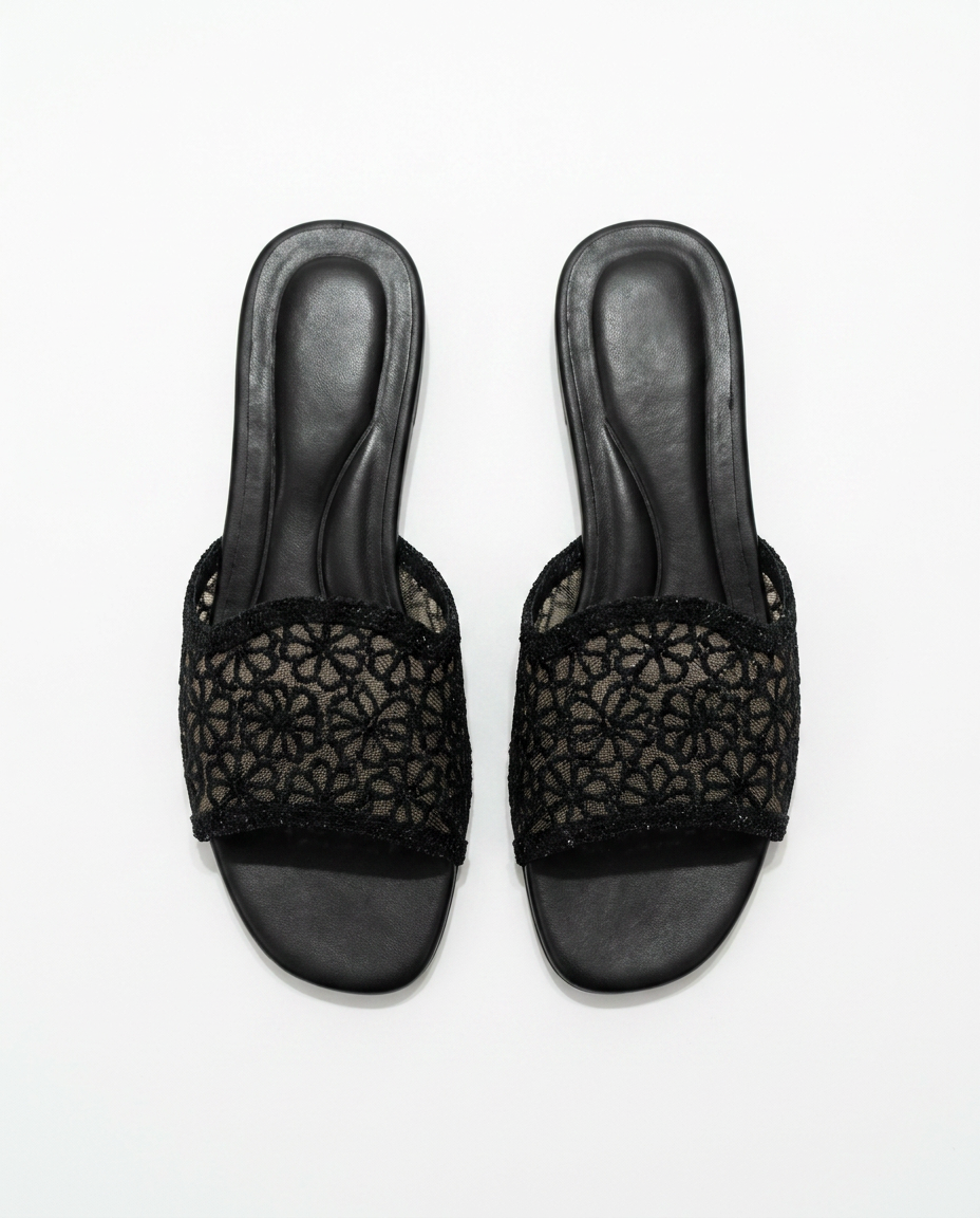 Eleonore Mesh Slippers – Open Toe  UQ