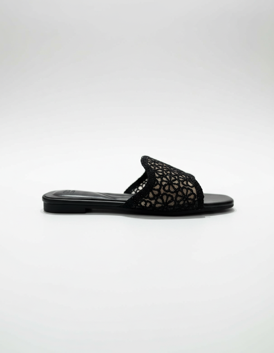 Eleonore Mesh Slippers – Open Toe  UQ