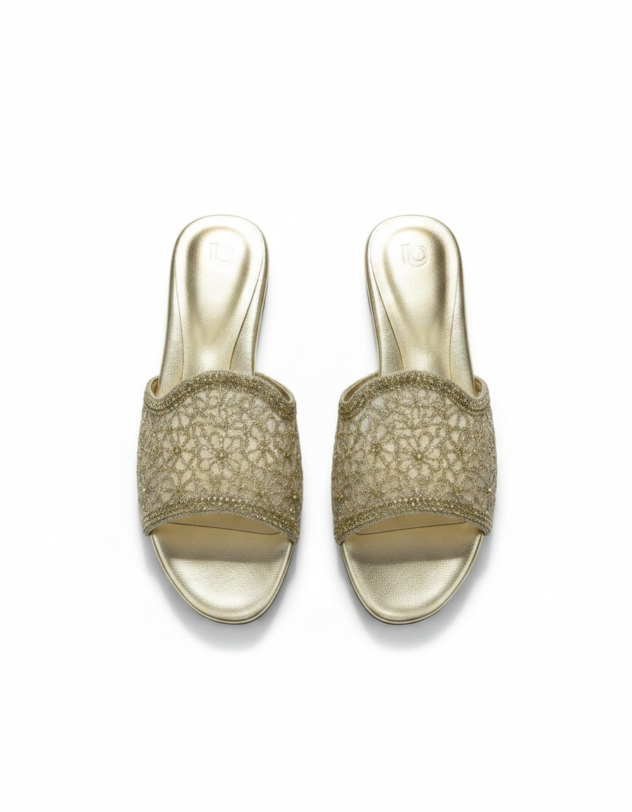 Eleonore Mesh Slippers – Open Toe  UQ