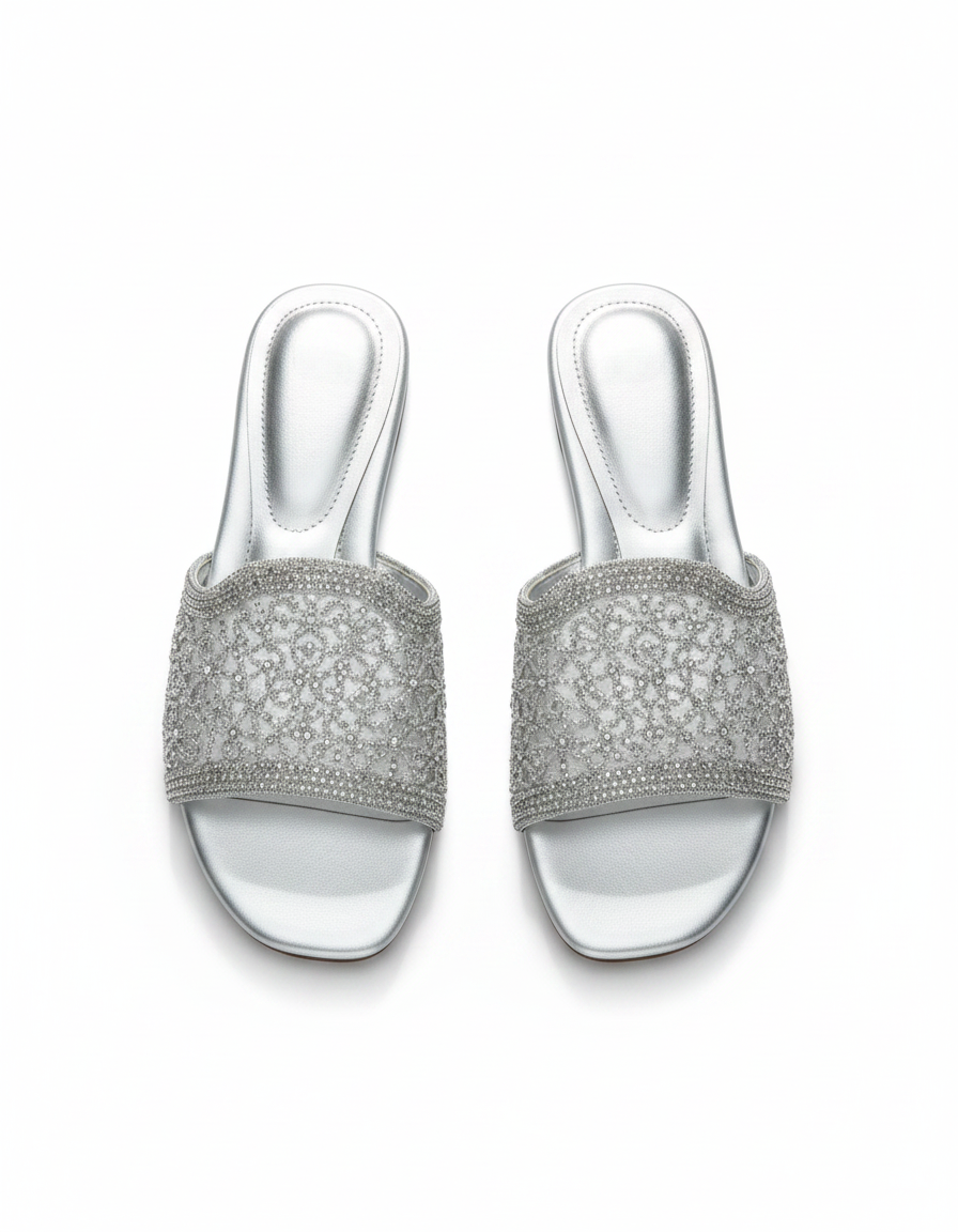 Eleonore Mesh Slippers – Open Toe  UQ
