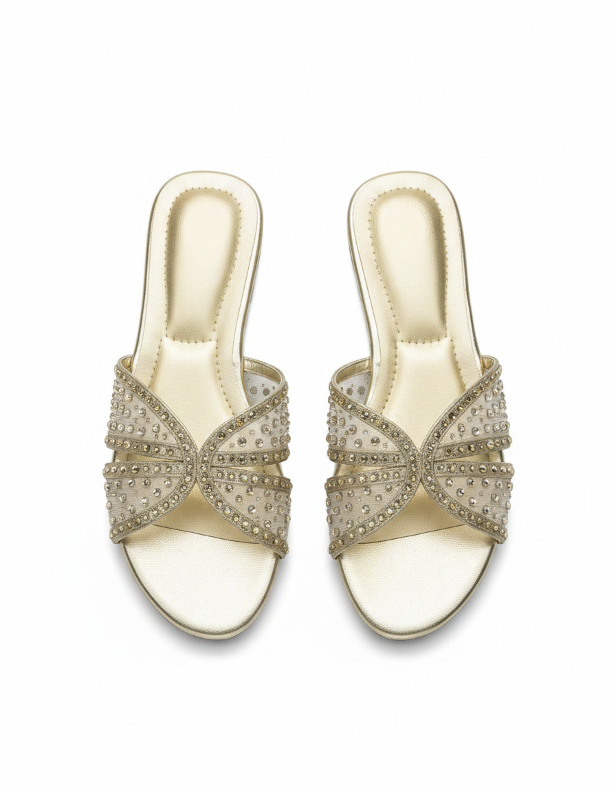 Edith Mesh Slippers – Open Toe  UQ