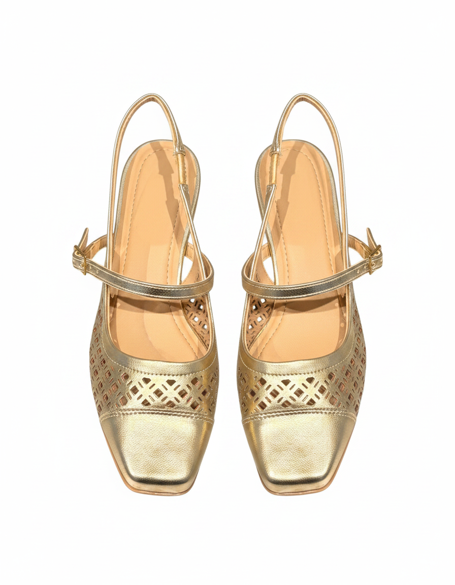 Lou Block Heel Mules – Slingback  UQ