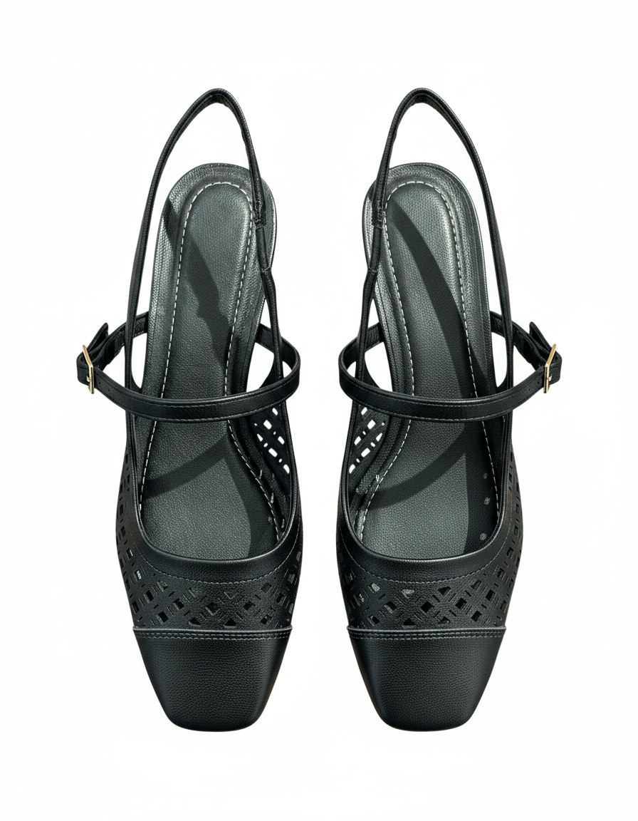 Lou Block Heel Mules – Slingback  UQ