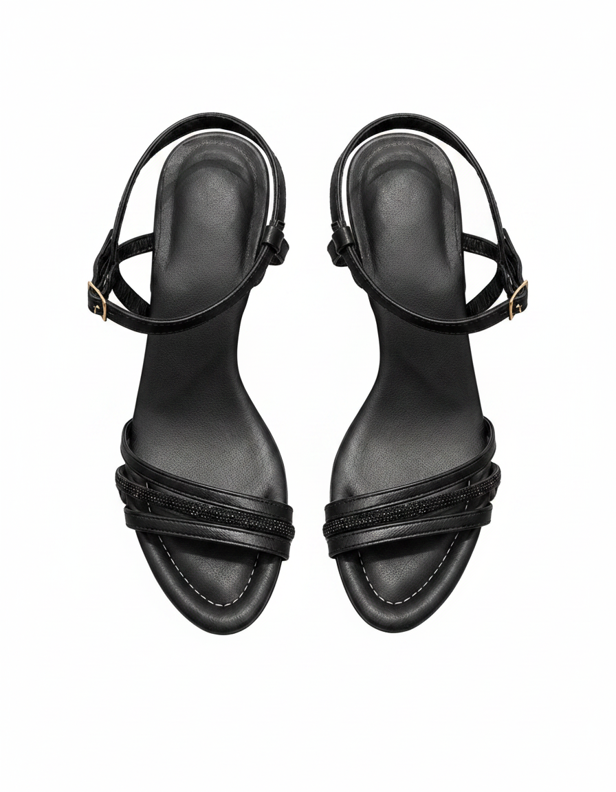 Honorine Block Heel Sandals – Ankle Strap  UQ