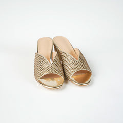 Open Block Heel