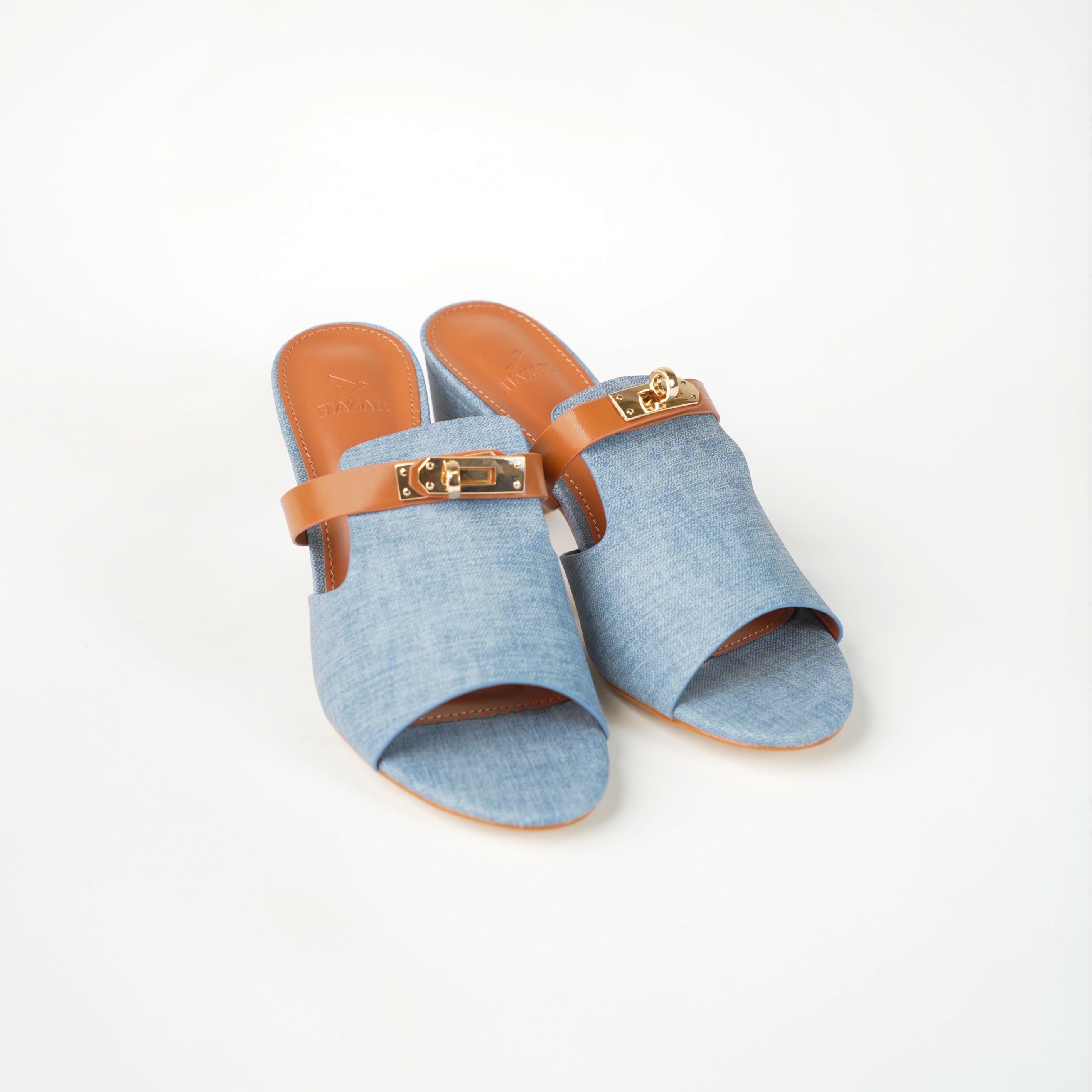 Open Block Heel