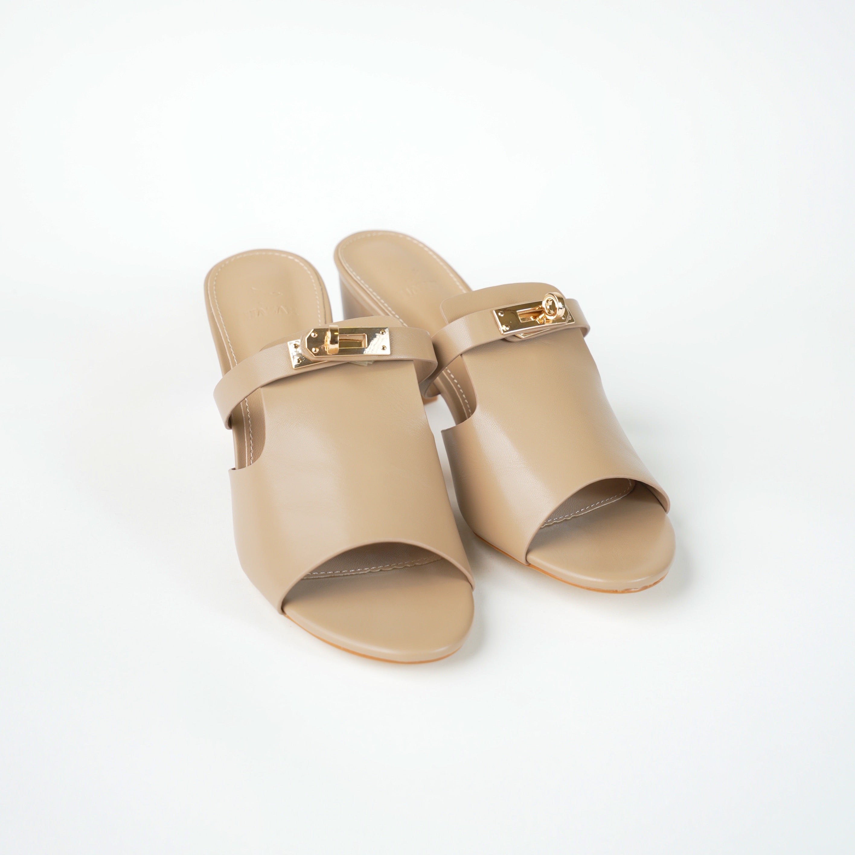 Open Block Heel