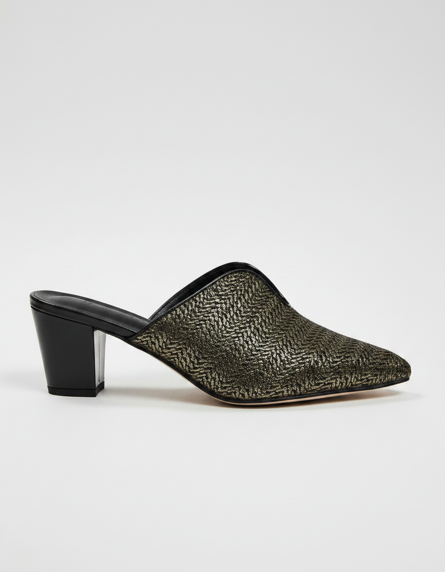 Block Heel Mule  Hazar