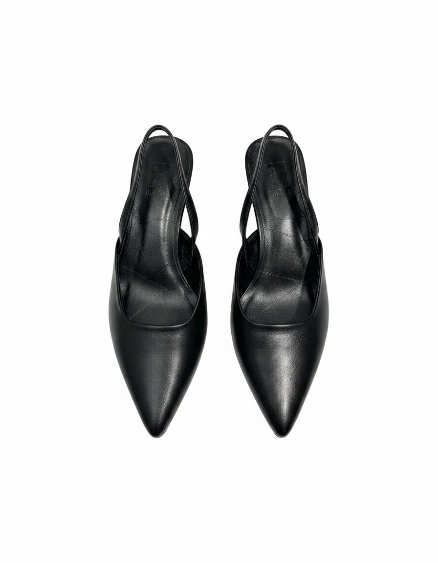 Ankle Strap Kitten Heel  Hazar