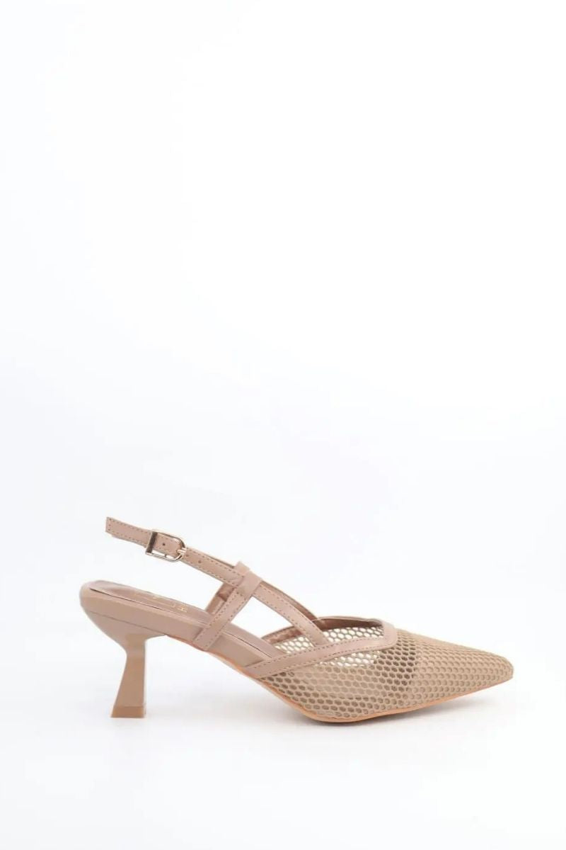 Ankle Strap Kitten Heel  Hazar