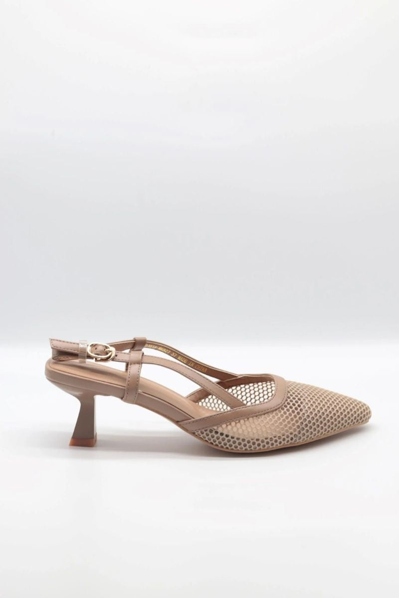 Ankle Strap Kitten Heel  Hazar