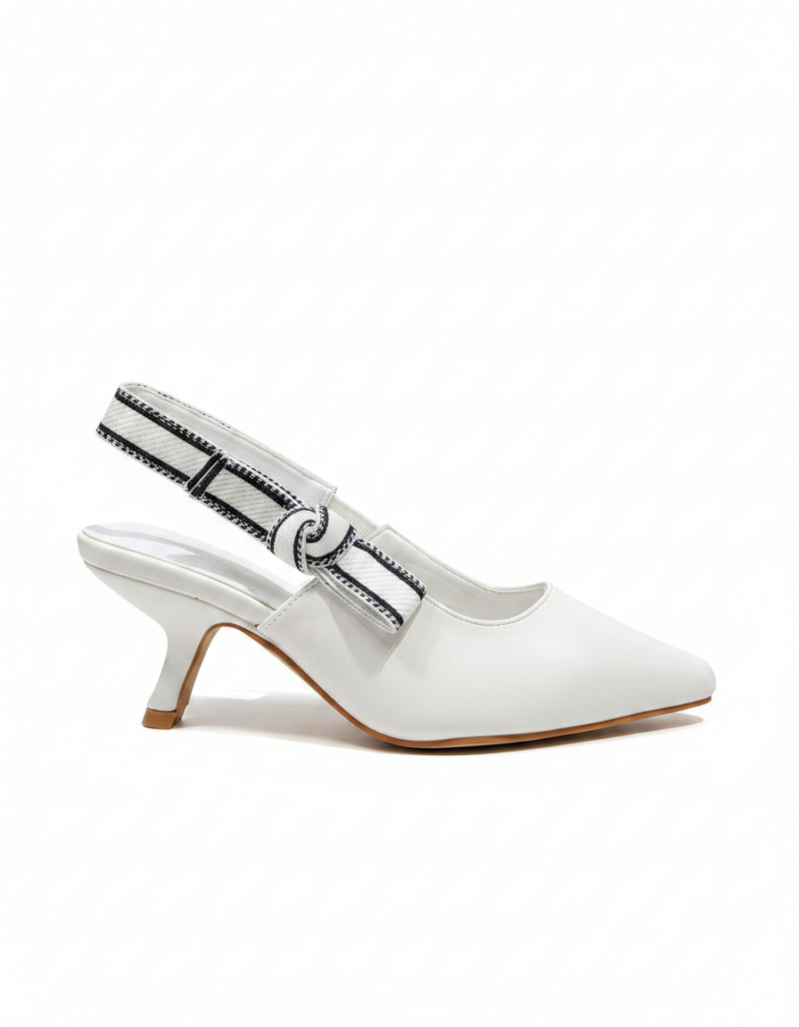 Ankle Strap Kitten Heel  Hazar