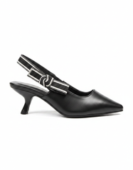 Ankle Strap Kitten Heel  Hazar