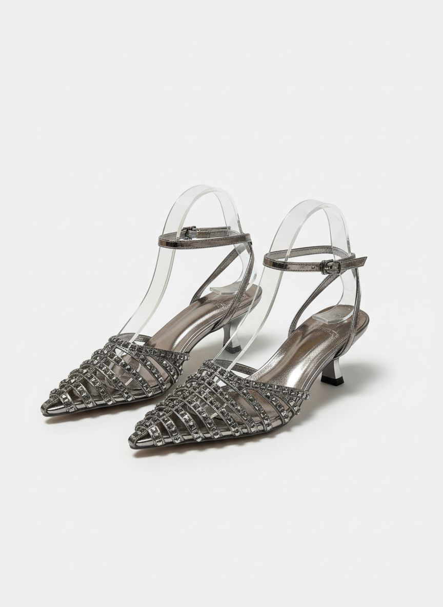 Ankle Strap Heel  Hazar