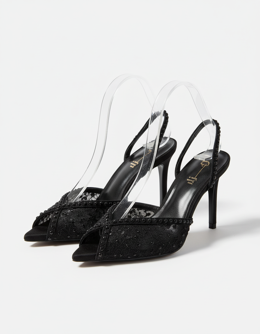 Slingback Heeled Sandals  Hazar