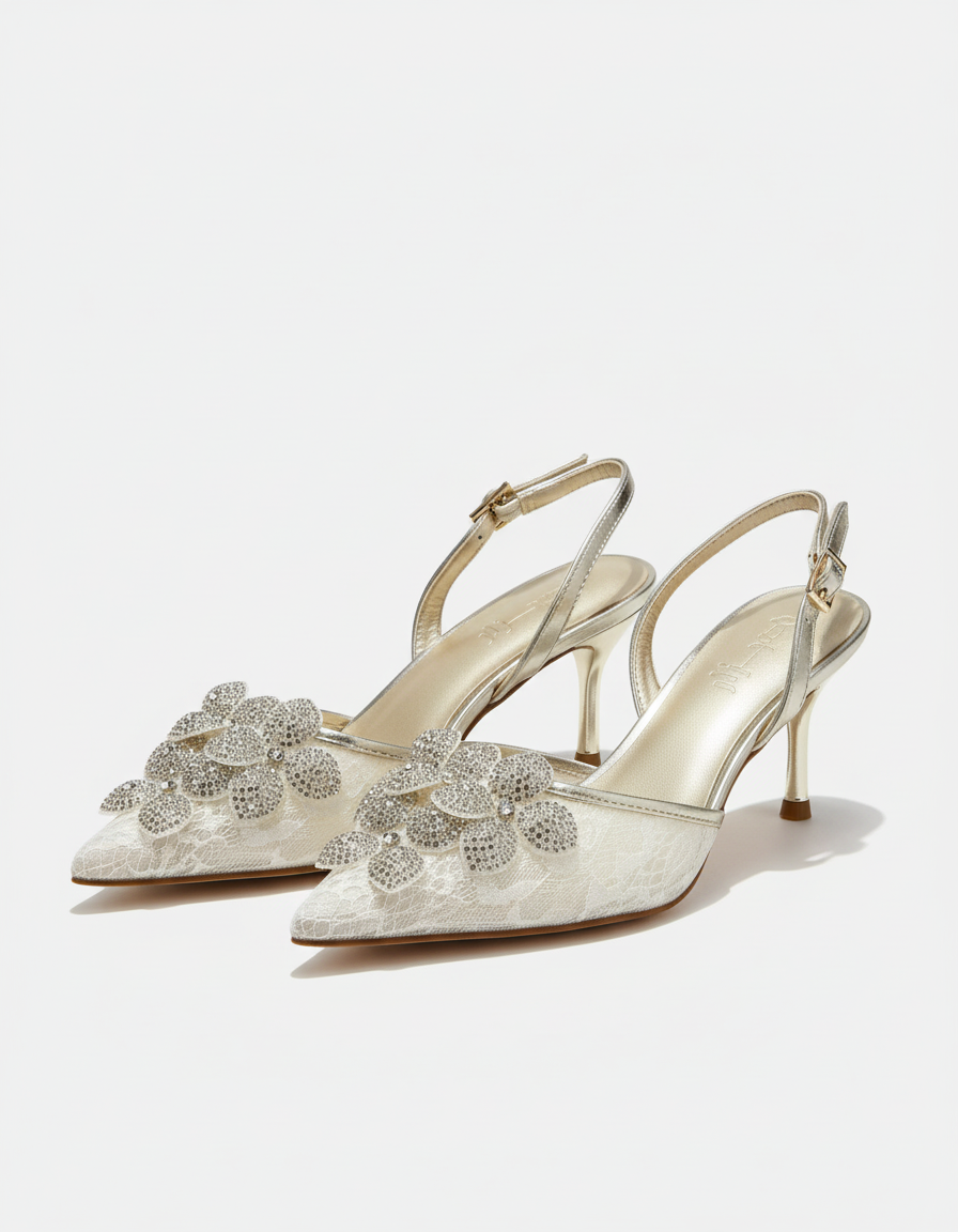 Slingback Heeled Sandals