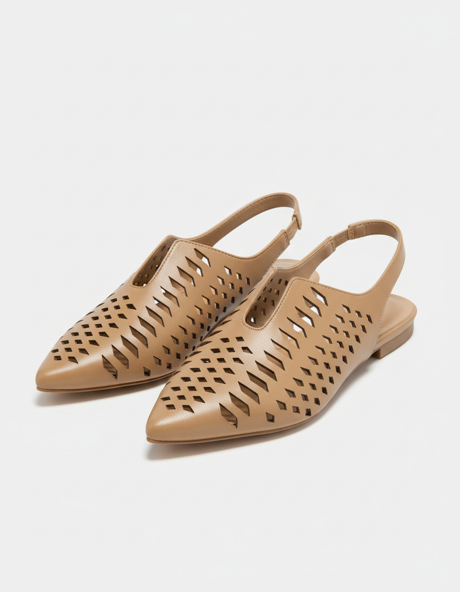 Slingback Flat Mules  Hazar