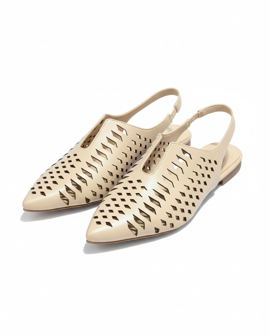 Slingback Flat Mules  Hazar