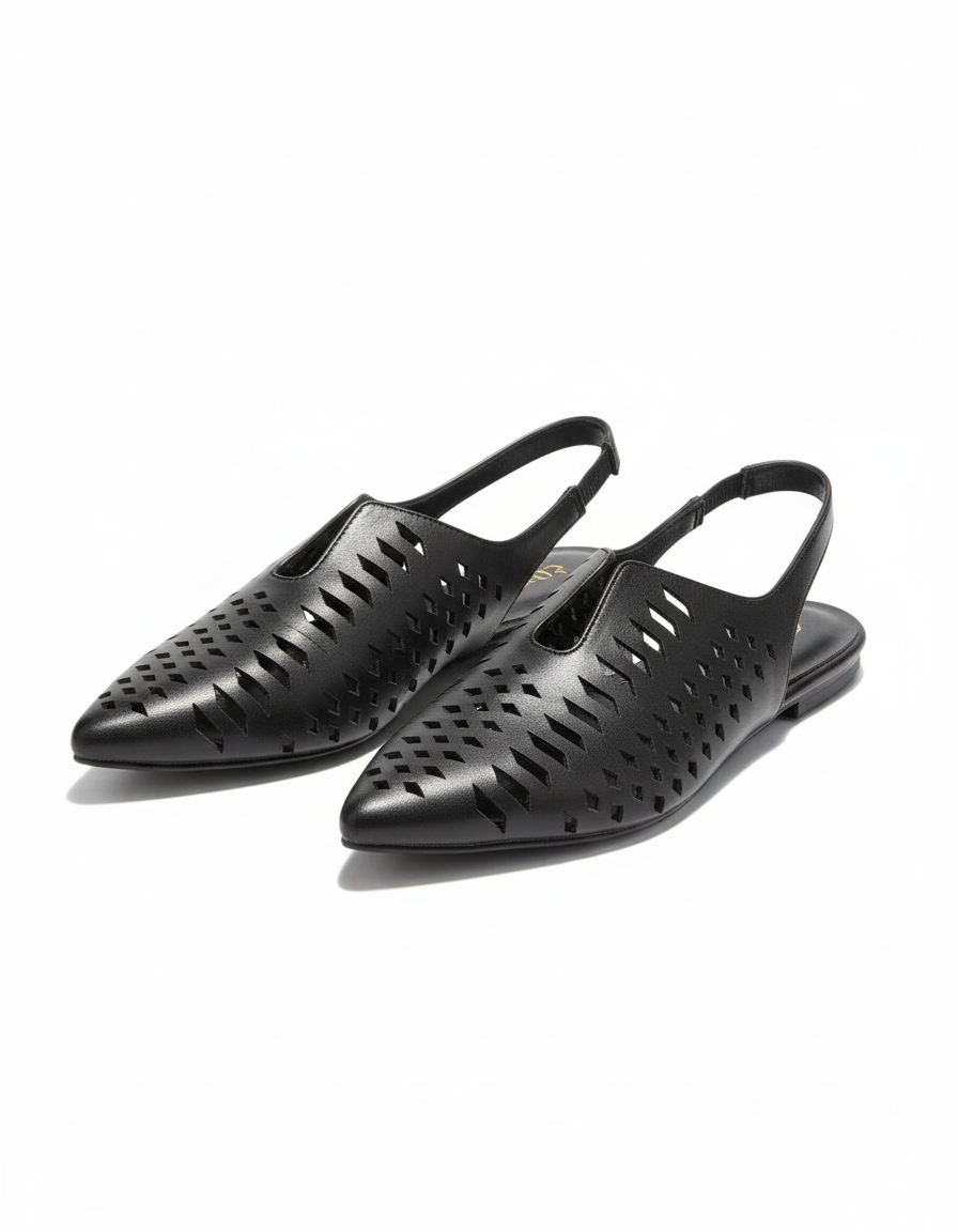 Slingback Flat Mules  Hazar