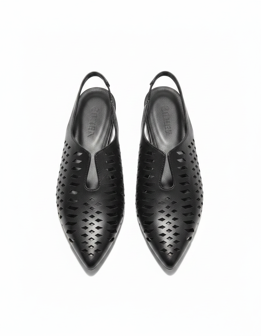 Slingback Flat Mules  Hazar