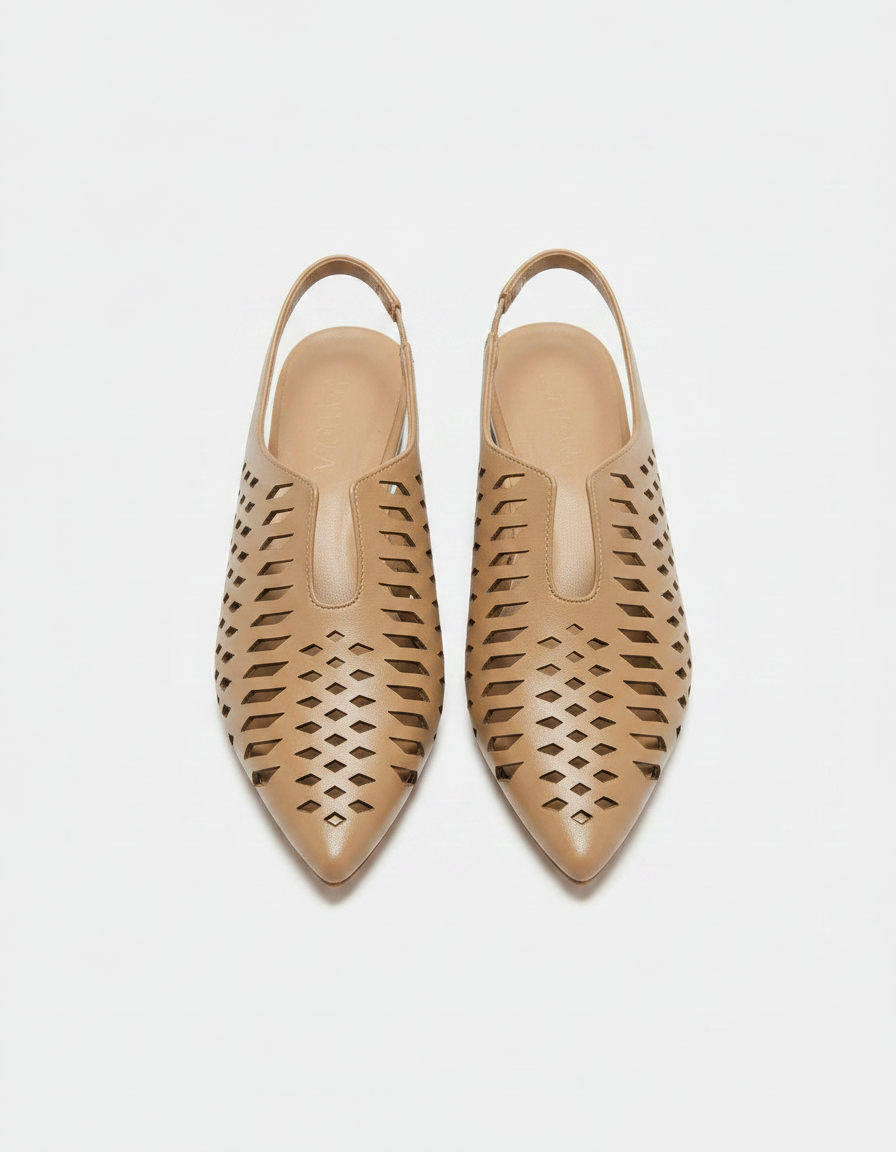 Slingback Flat Mules  Hazar