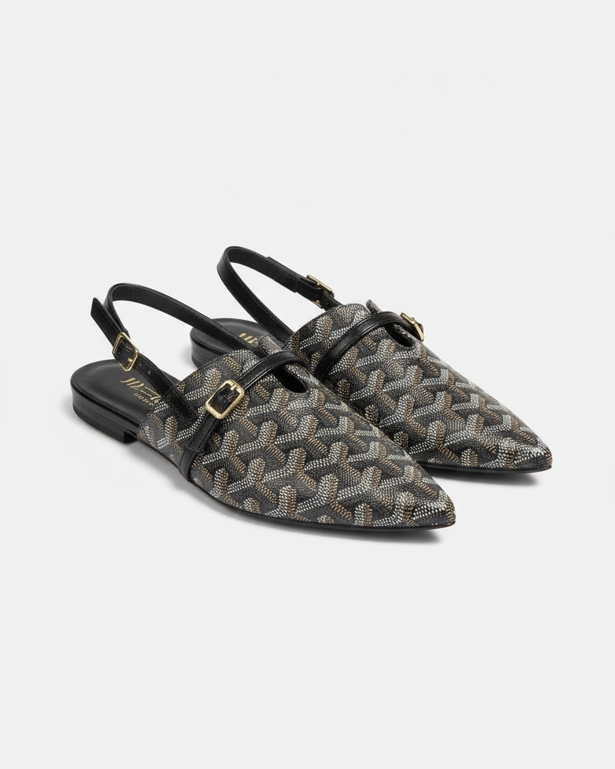 Slingback Flat Mules  Hazar