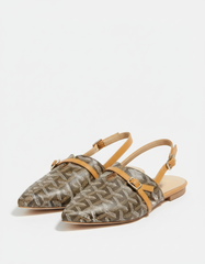 Slingback Flat Mules  Hazar