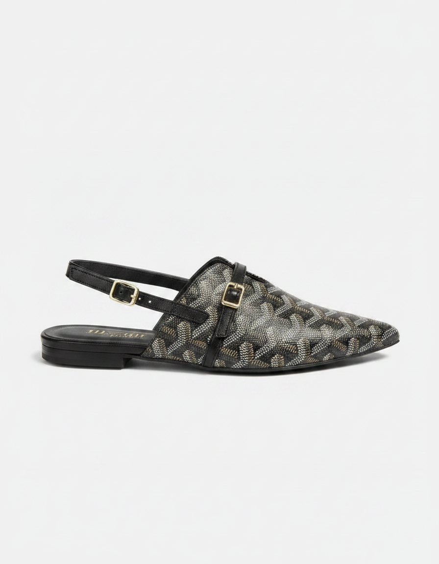 Slingback Flat Mules  Hazar