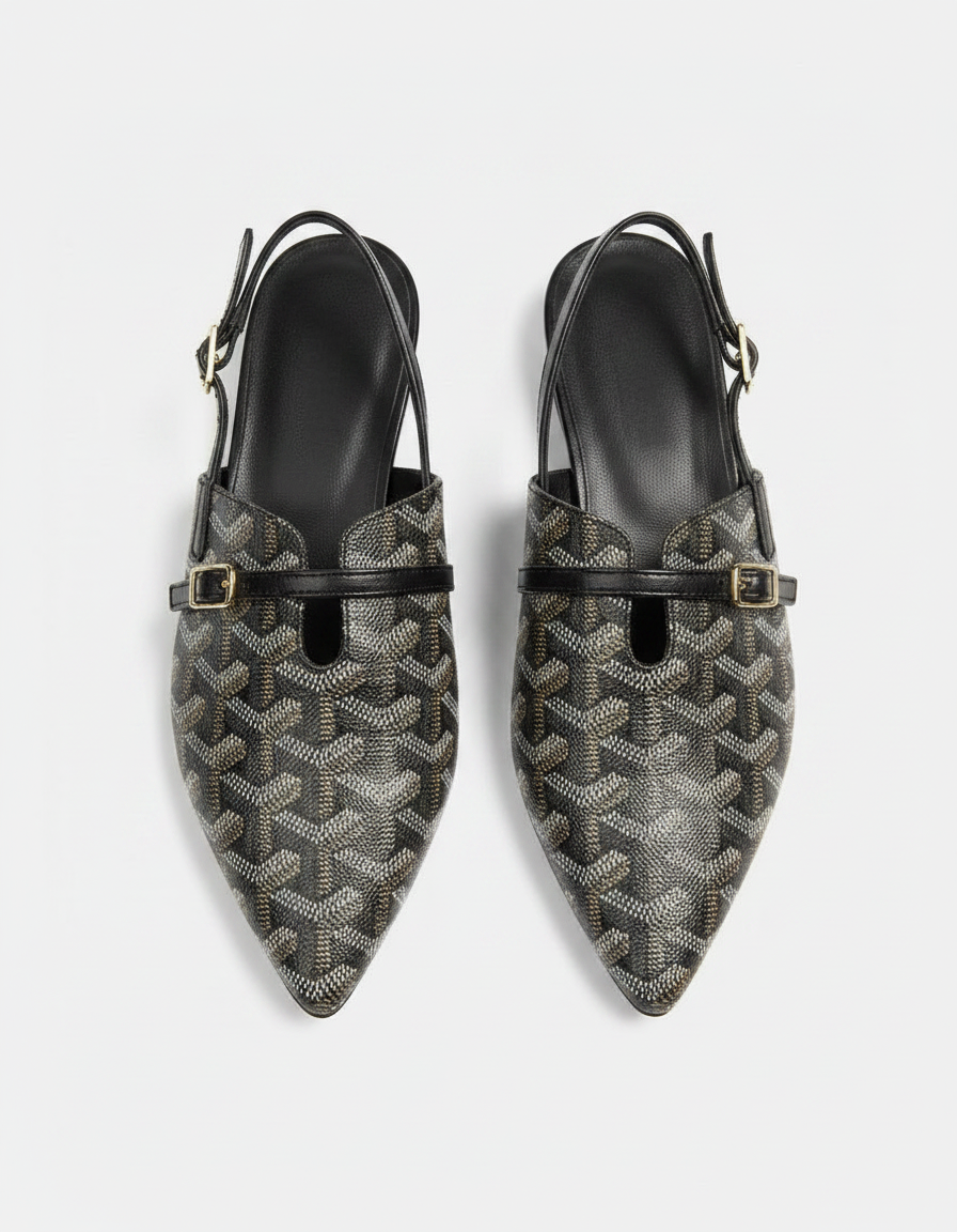 Slingback Flat Mules  Hazar