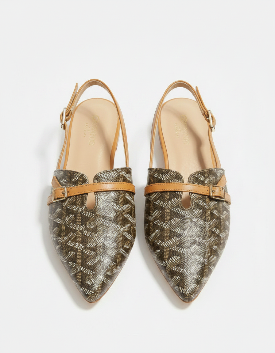 Slingback Flat Mules  Hazar