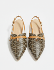 Slingback Flat Mules  Hazar